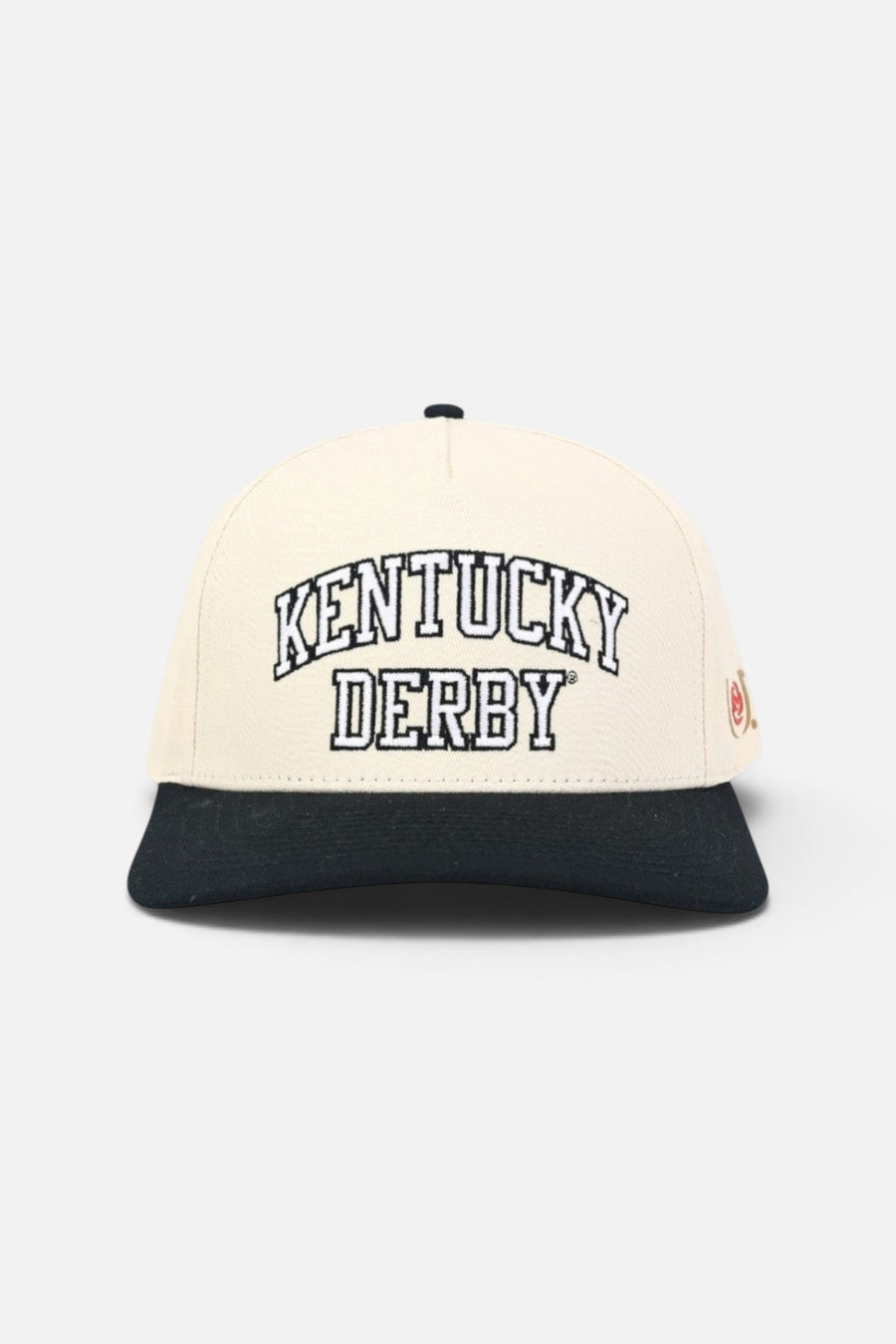 Kentucky Derby Yearbook Arch Tan Cap – side view