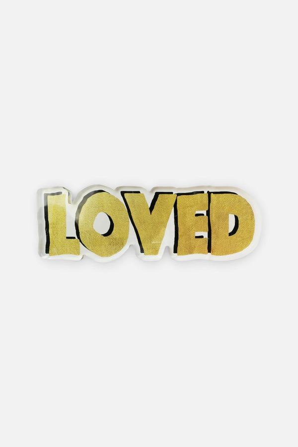 Kerri Rosenthal Gold Large Loved Rock Of Love