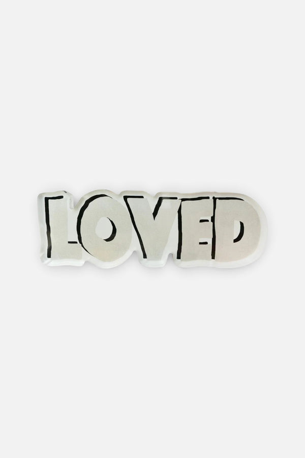 Kerri Rosenthal Silver Large Loved Rock Of Love