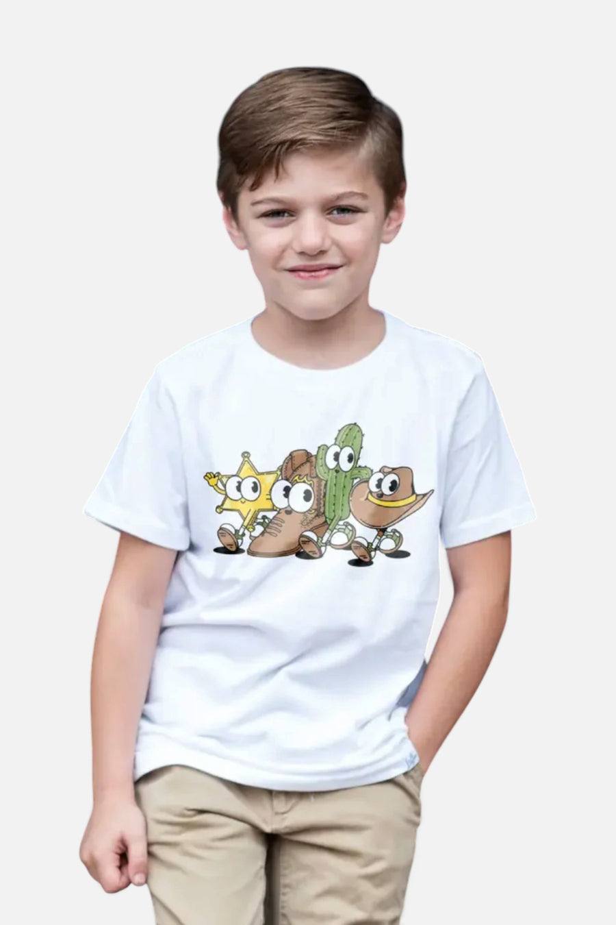 Kid Dangerous Cowboy Crew Western T-Shirt – back view