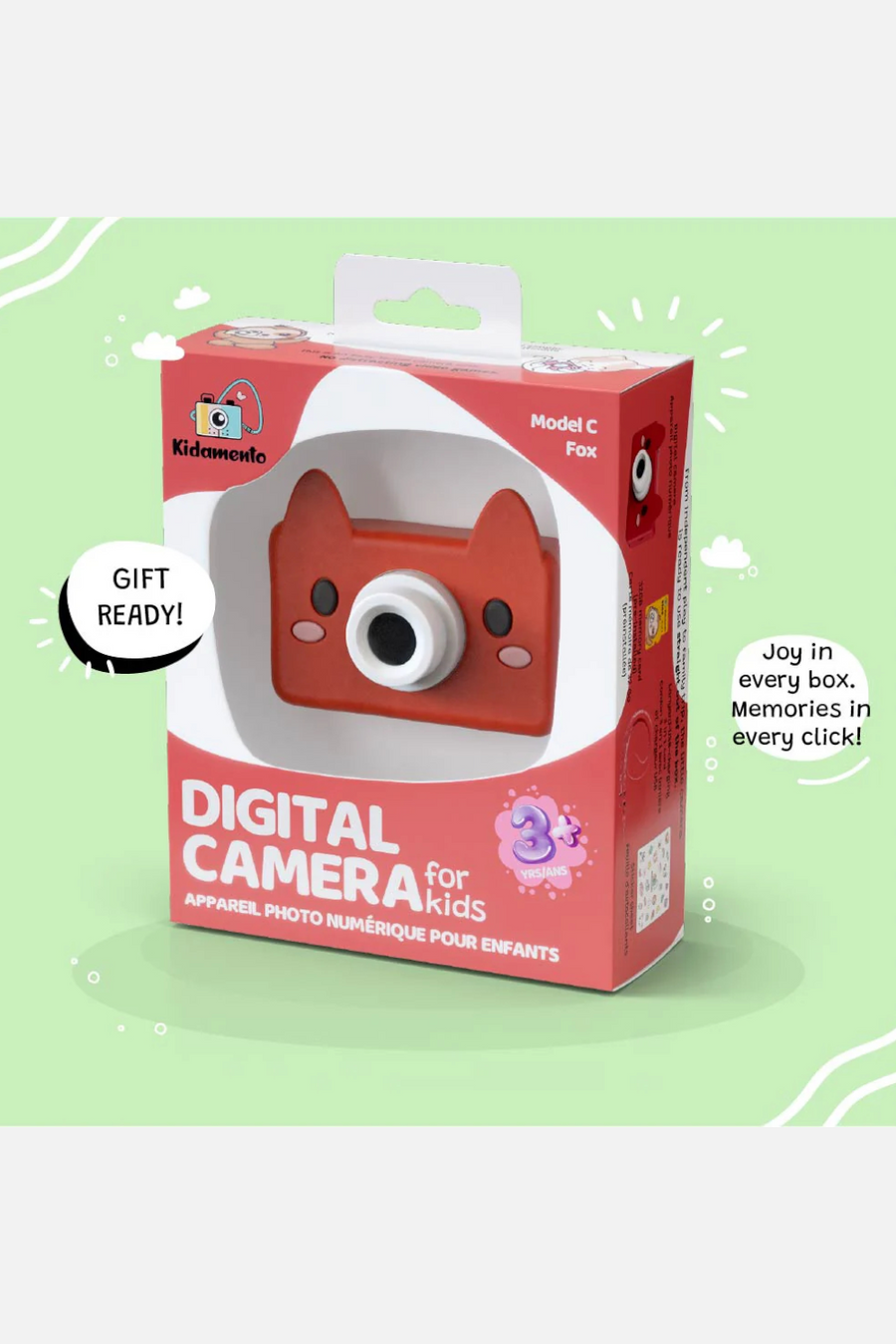 Kidamento Akito The Fox Digital Camera – side view
