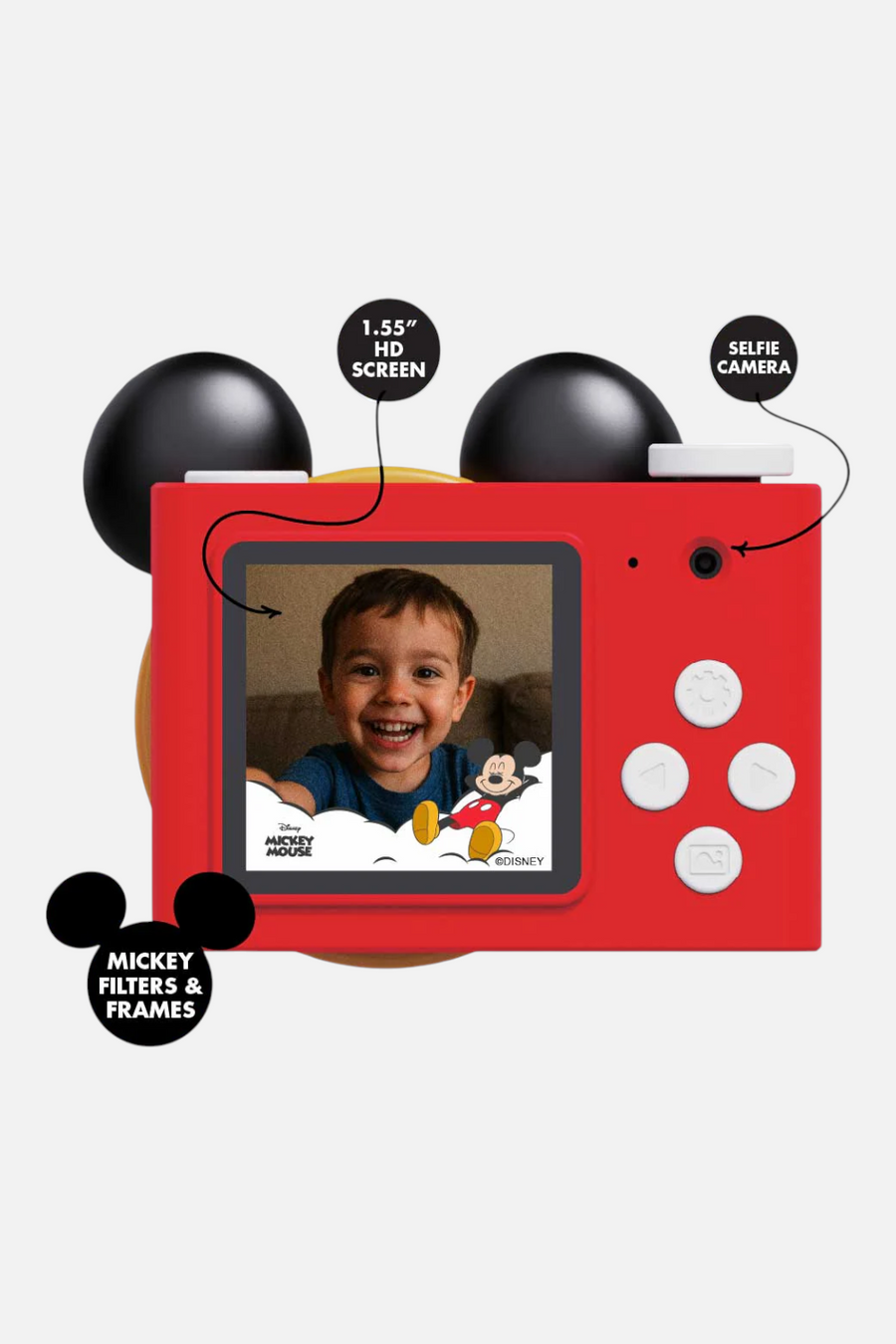 Kidamento Mickey Mouse Mini Digital Camera – side view