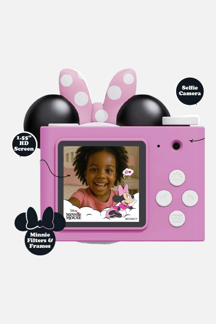 Kidamento Minnie Mouse Mini Digital Camera – back view