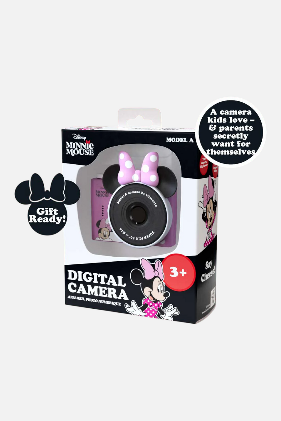 Kidamento Minnie Mouse Mini Digital Camera – side view