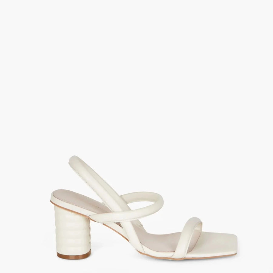 Intentionally Blank Kifton Heel in Crisp White