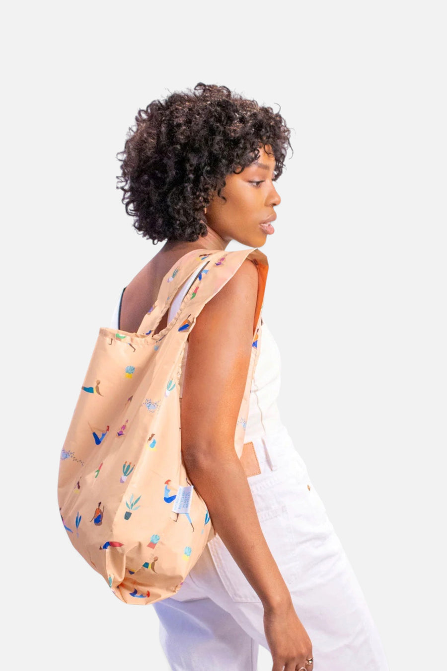Kind Bag Yoga Girls Reusable Bag – front view