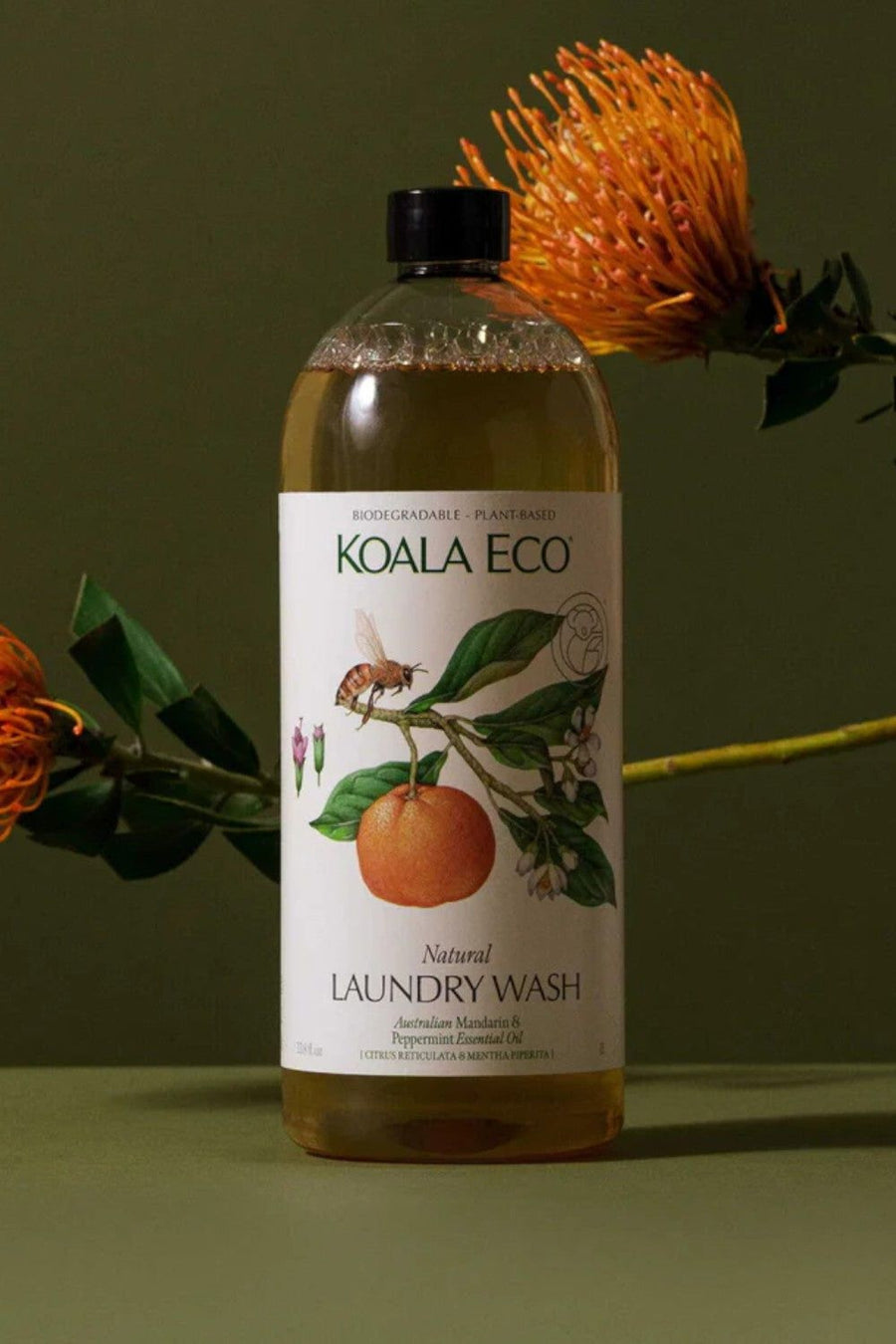 Koala Eco Mandarin Peppermint Laundry Wash – back view