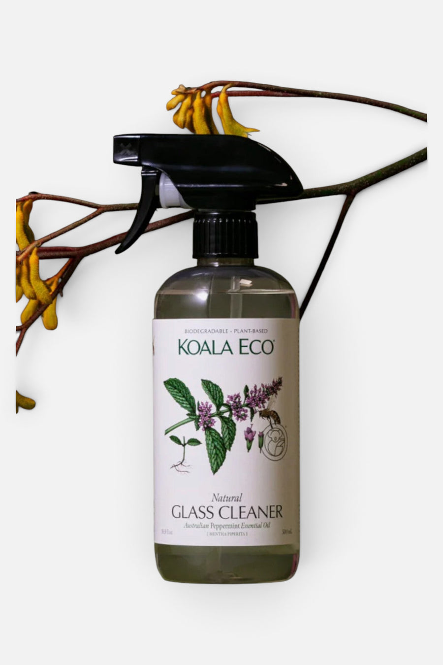 Koala Eco Natural Glass Cleaner – back view