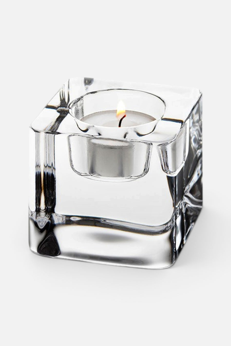 Kosta Boda Orrefors Ice Cube Votive – front view