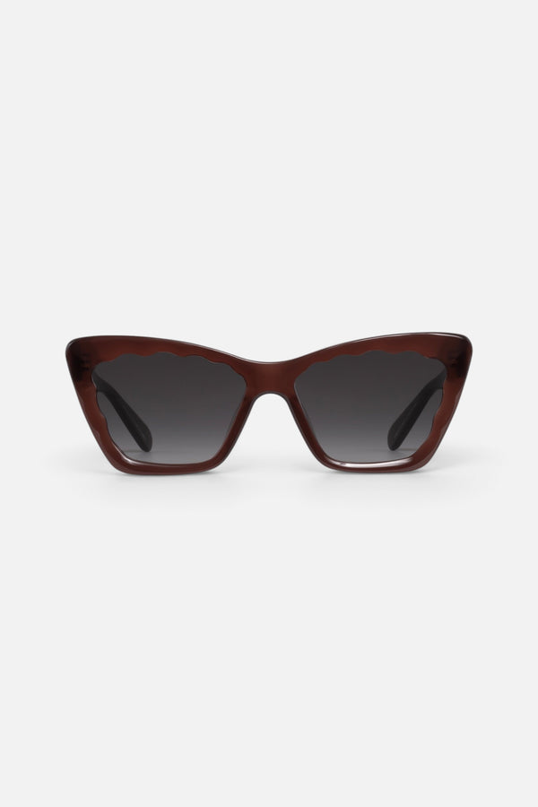 Krewe Brigitte Sunglasses in Espresso