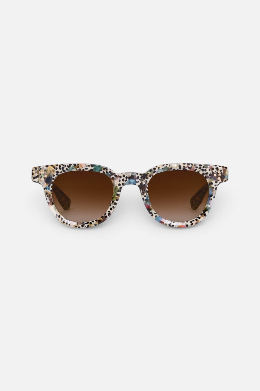 Krewe Devon Sunglasses in Granita – front view