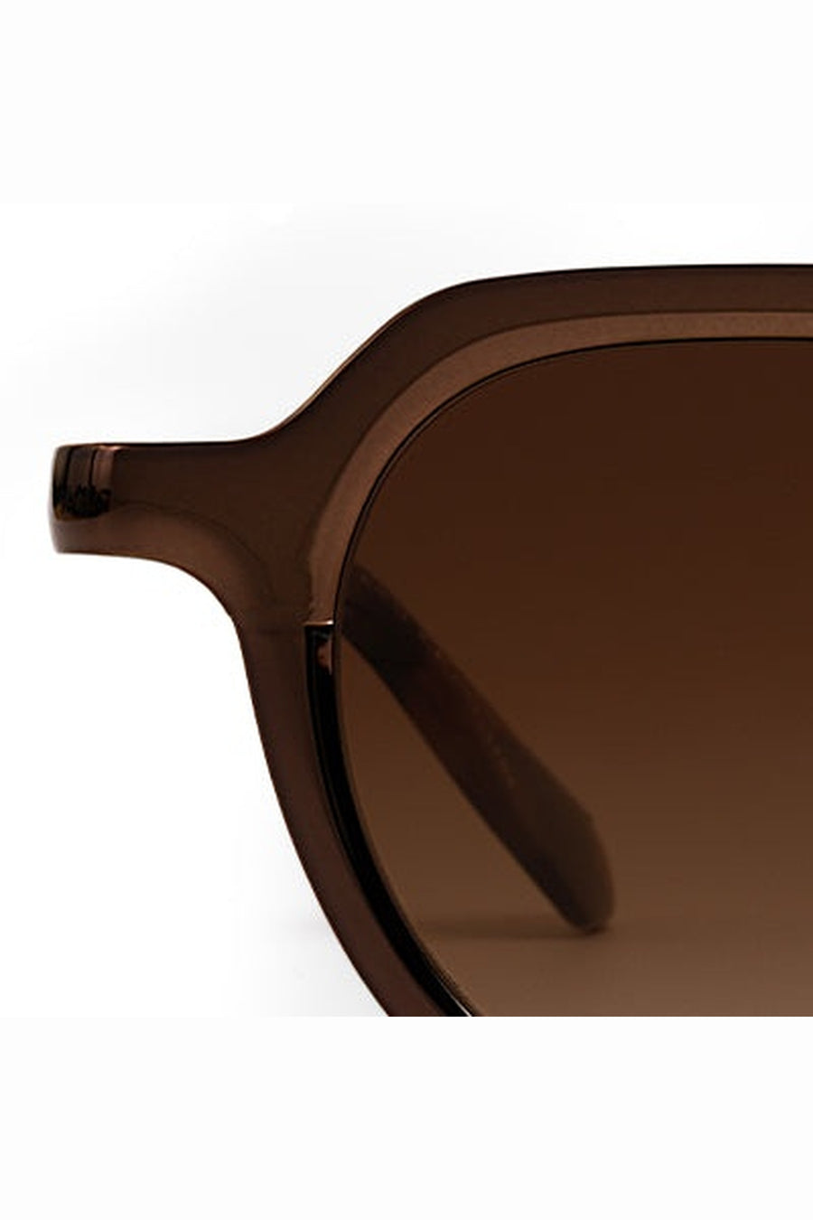 Krewe Galvan Sunglasses in Bronze Chroma + Venezia – detail