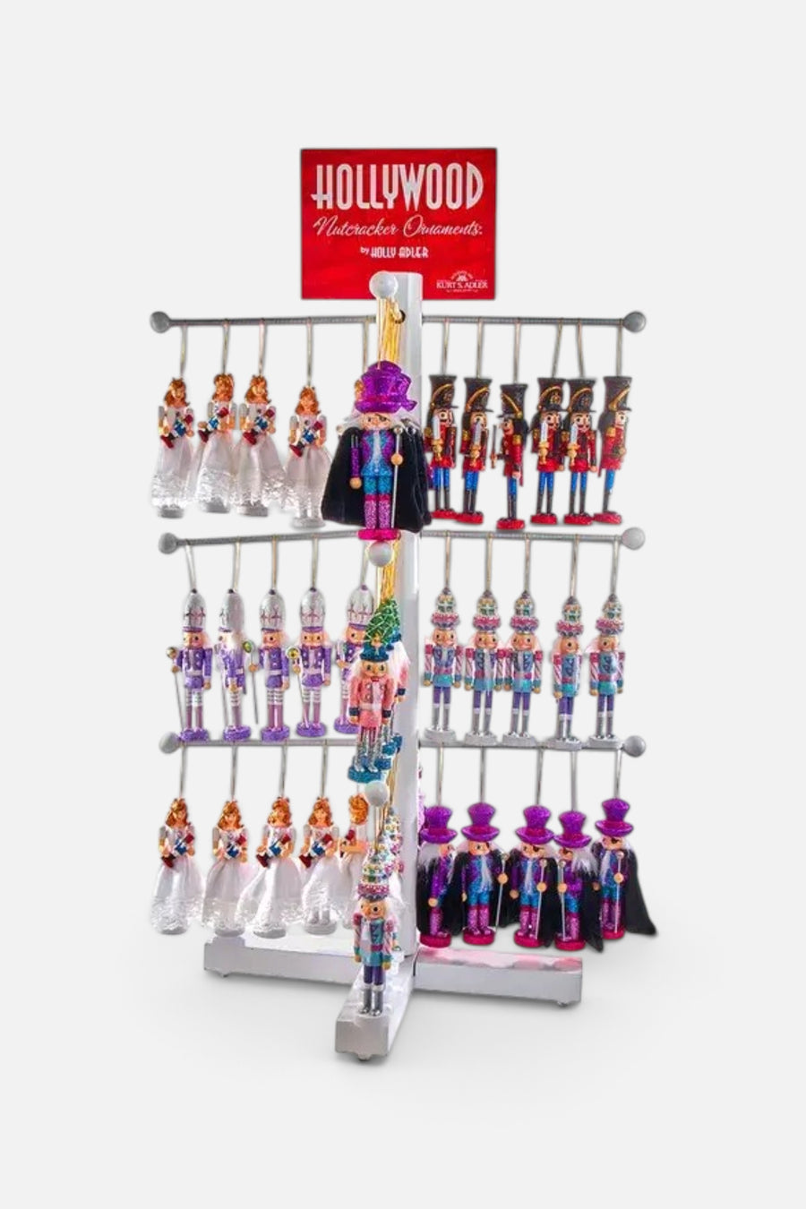 Kurt Adler Hollywood Nutcrackers Ballet Ornament, Assorted – detail