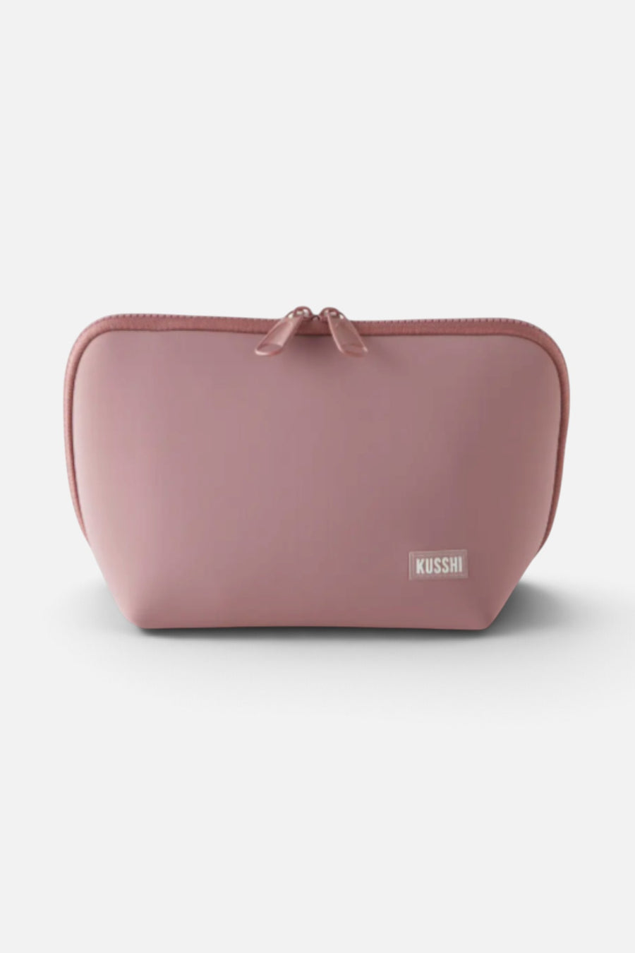 Kusshi Neoprene Makeup Bag – three-quarter view