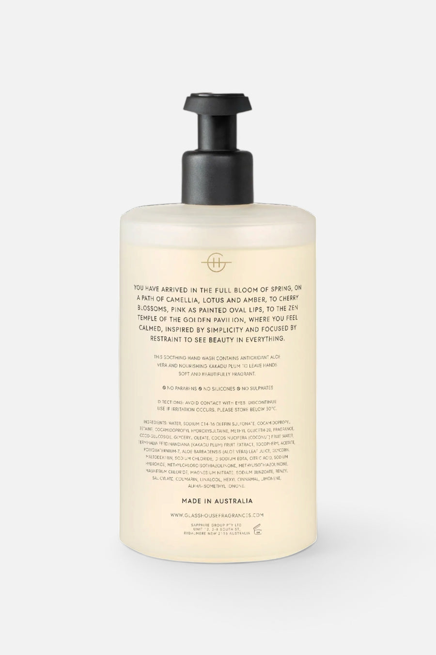 Kyoto In Bloom Hand Wash – side view