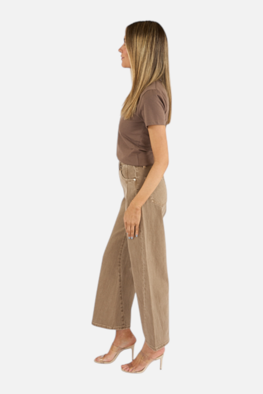 Pistola Women's Kyra Ankle Jean in Tannin