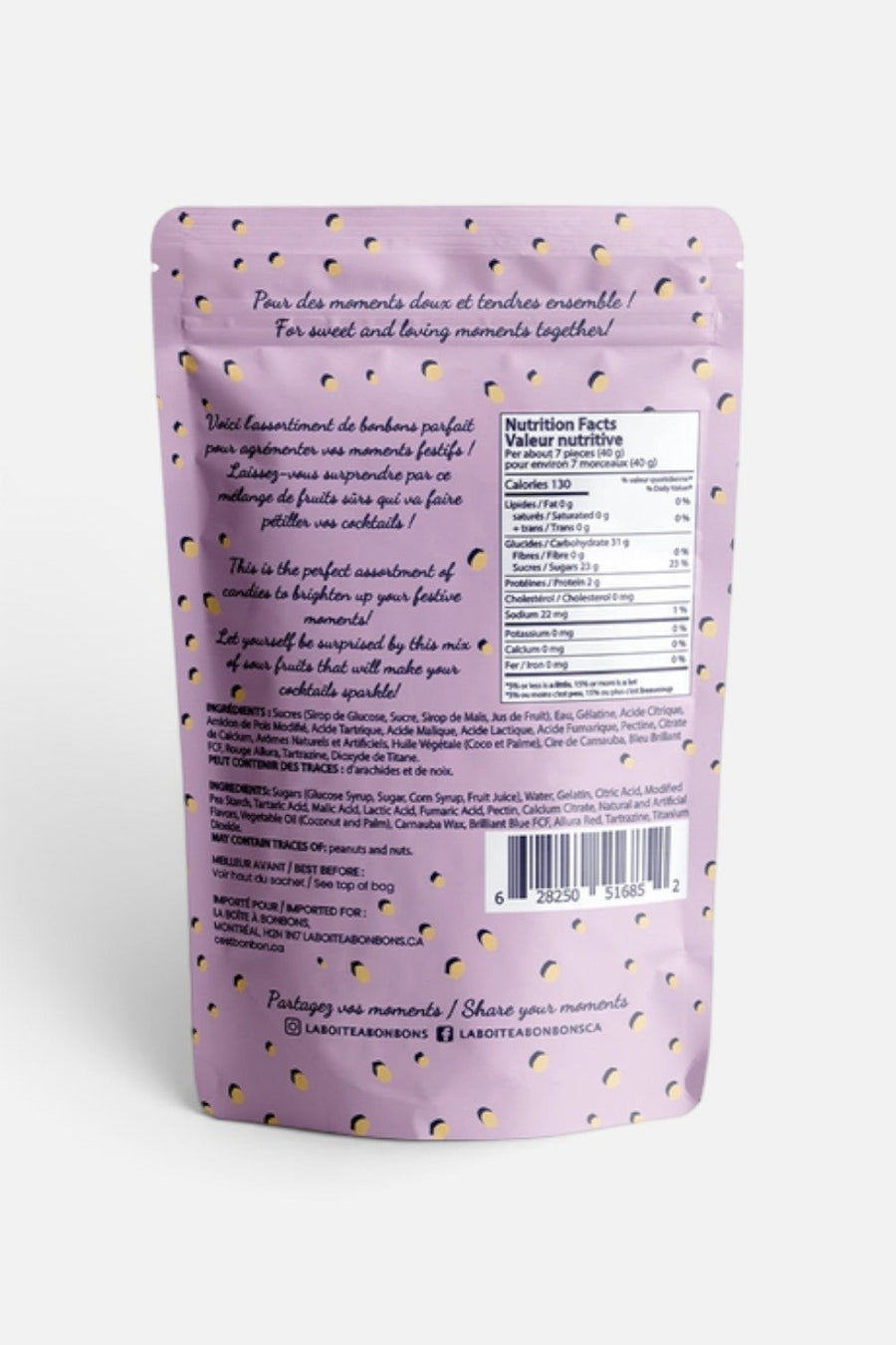La Boite A Bonbons Sour Cocktail Gummy Bag – detail