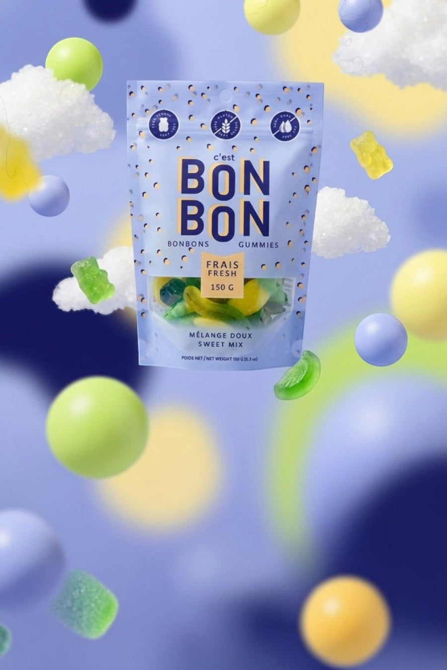 La Boite A Bonbons Sweet Mix Gummy Bag – side view