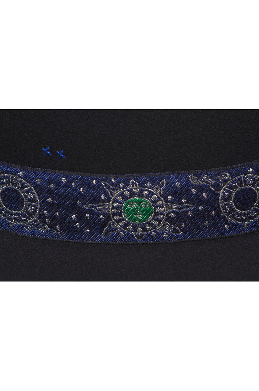 Lack Of Color Benson Tri Zodiac Hat In Black – side view