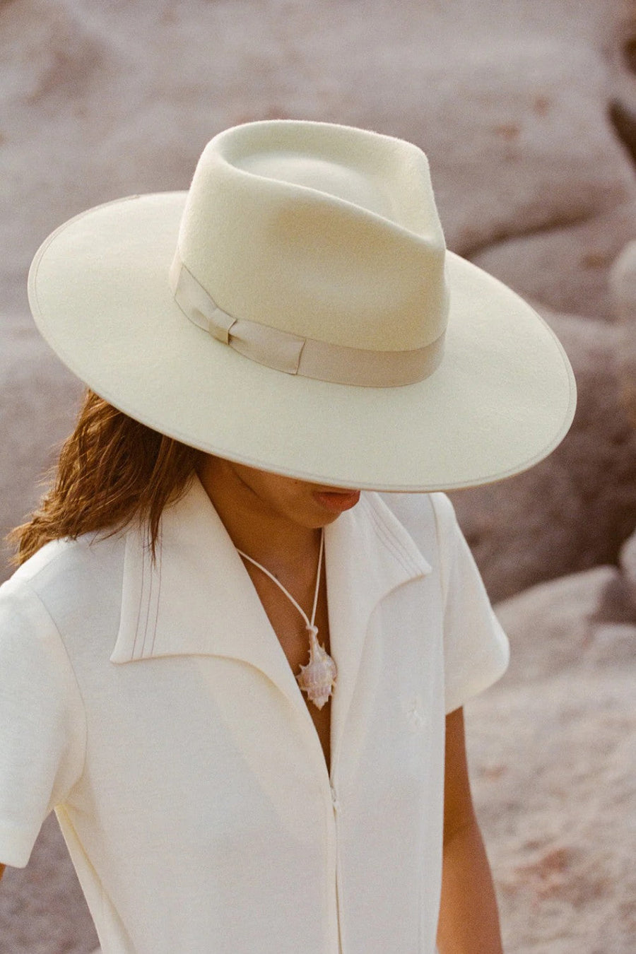 Lack of Color Pistachio Rancher Hat – detail