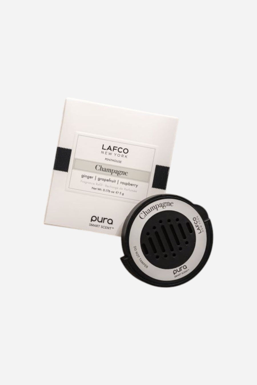 Lafco Champagne Pura Car Refill – back view