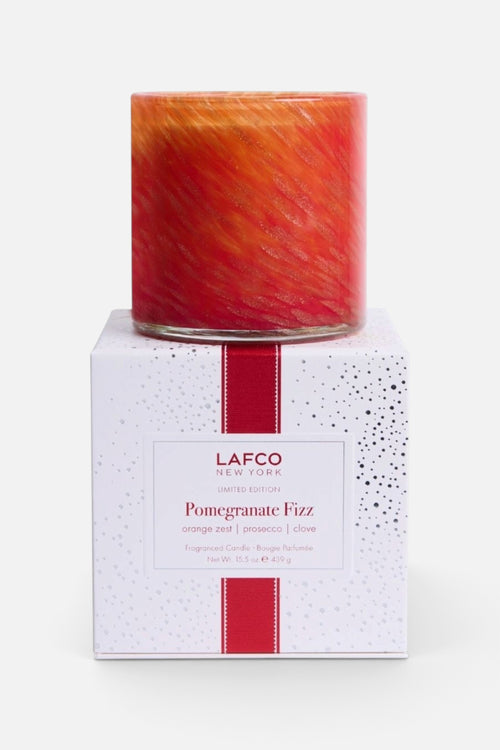 LAFCO Pomegranate Fizz Signature Candle 15.5 oz – front view