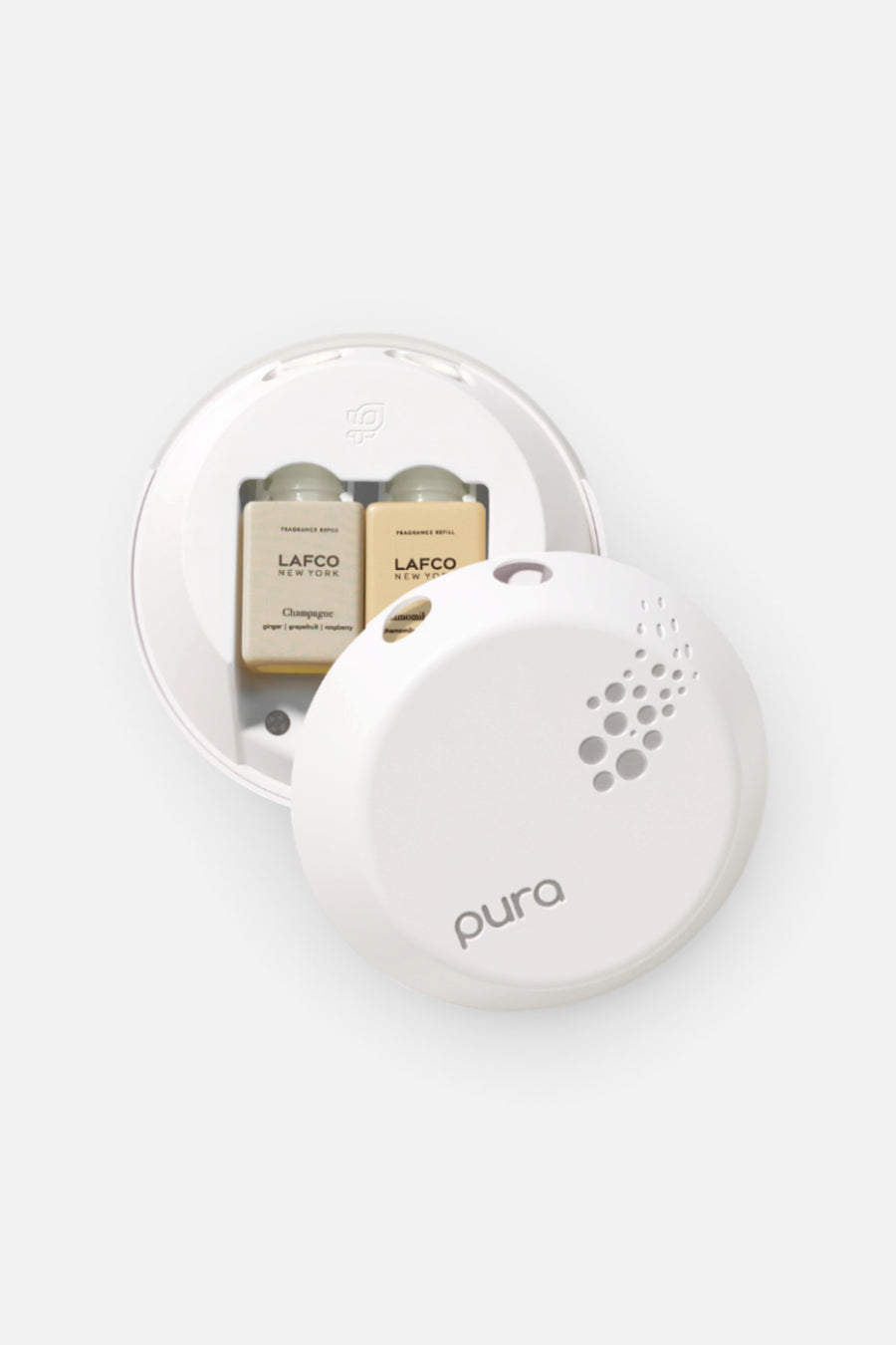 LAFCO Pura Smart Diffuser Set - Chamomile Lavender and Champagne – back view