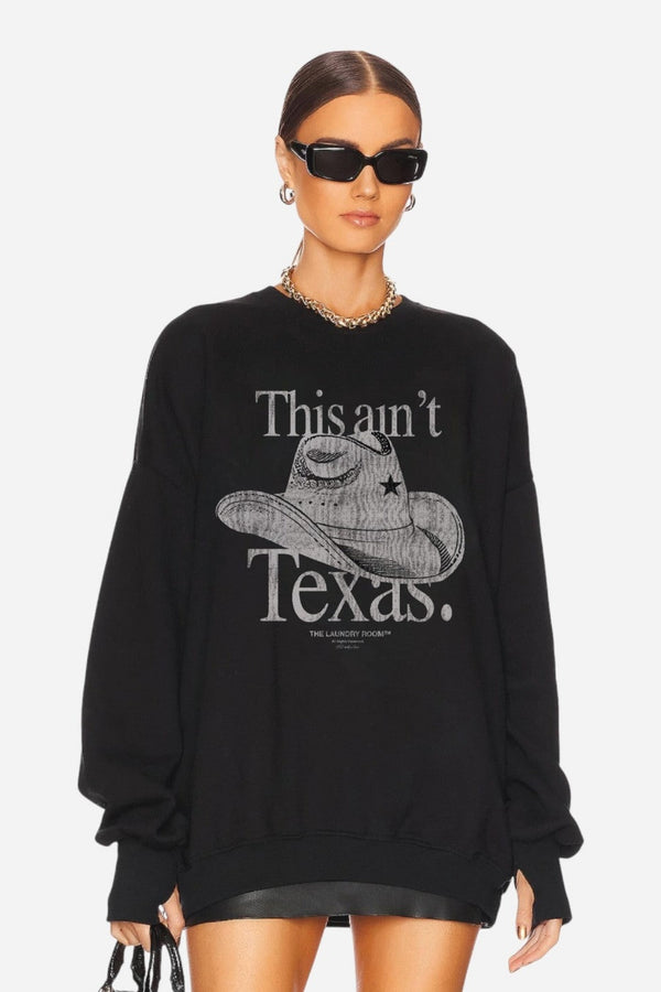 Laundry Room This Ain't Texas - Jump Jumper in Black