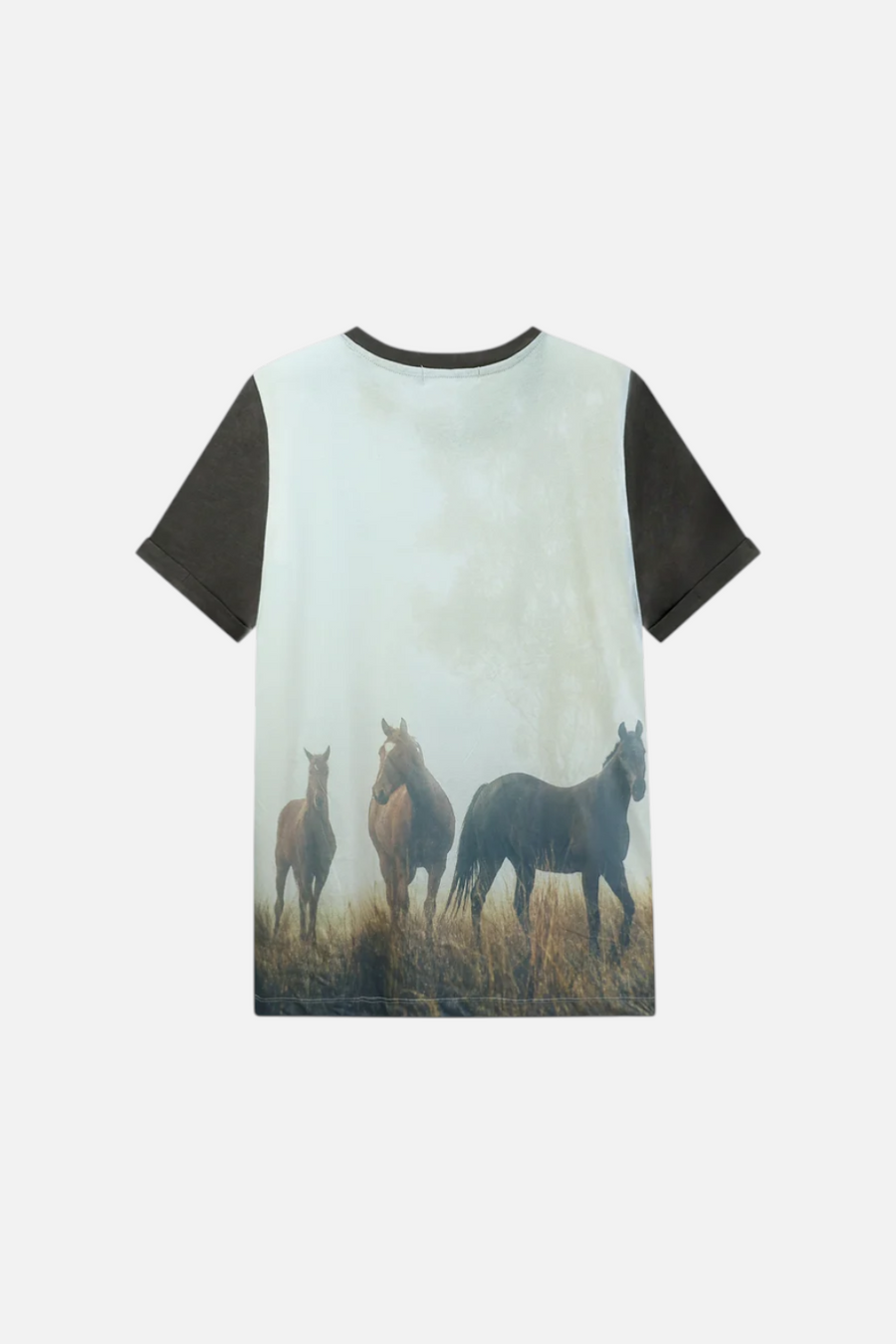 Laundry Room Women's Ranch Life Oversized Tee in White – back view