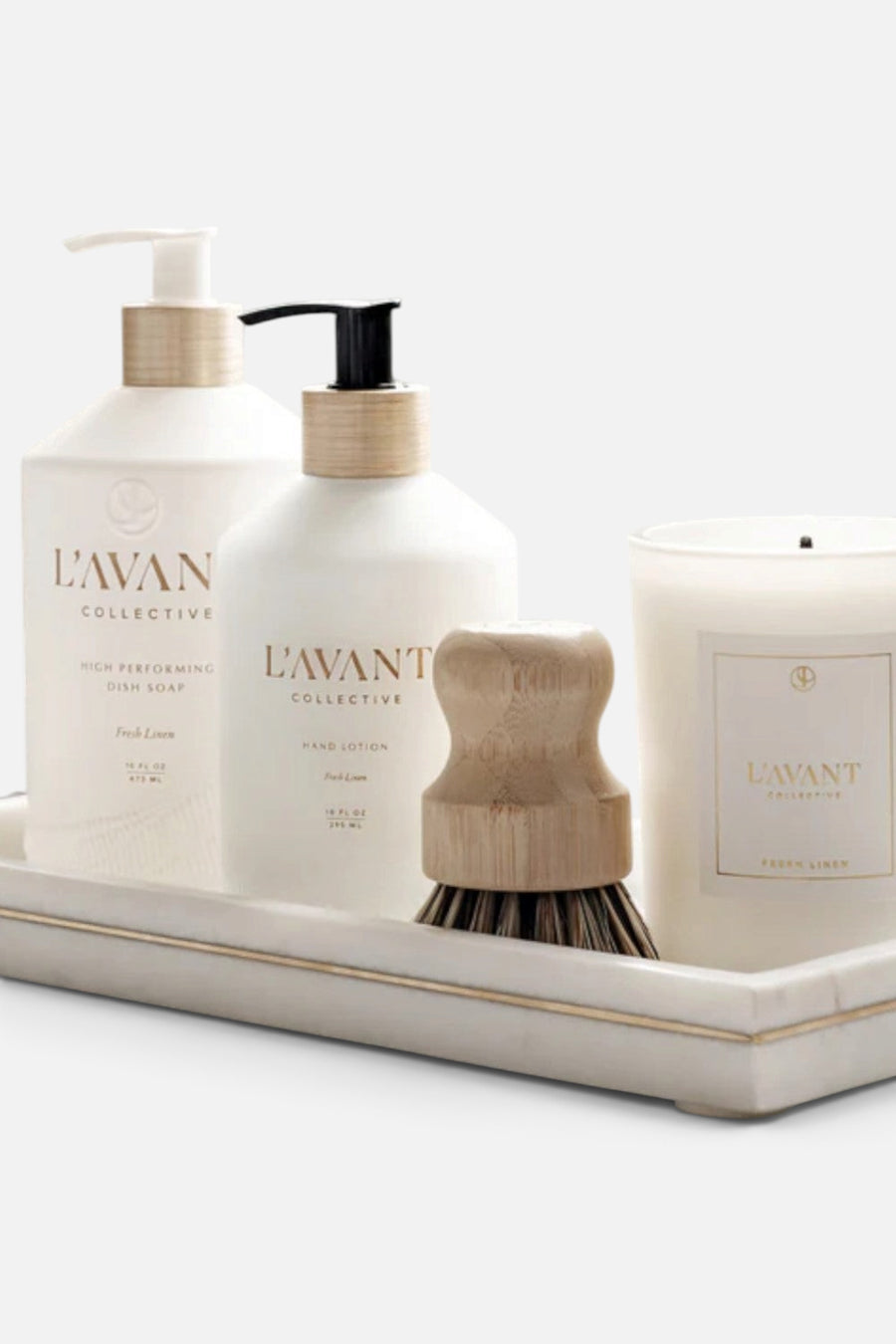 L'Avant Collective Fresh Linen High Performance Dish Soap – side view
