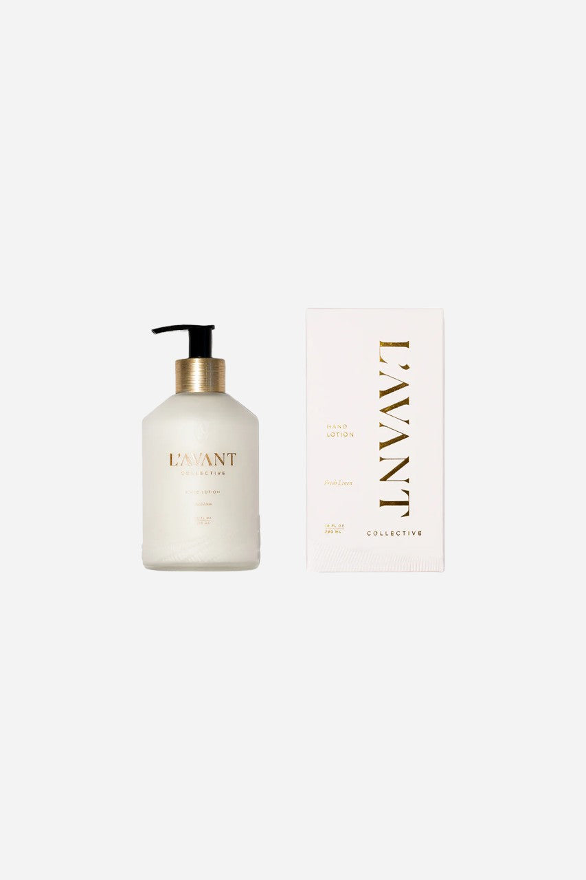 L'Avant Collective Inc. Fresh Linen Hand Lotion – back view