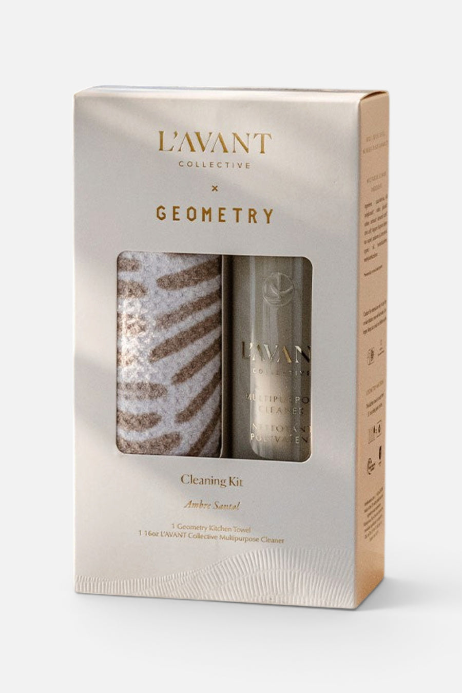 L'Avant Collective x Geometry Cleaning Kit in Ambre Santal – detail