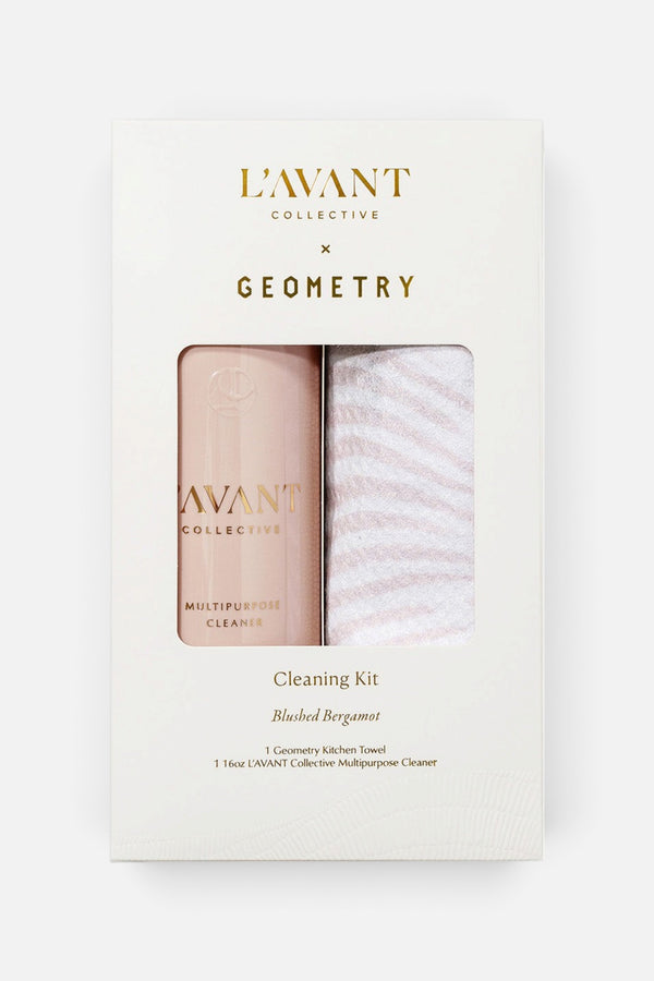 L'Avant Collective x Geometry Cleaning Kit in Blushed Bergamot
