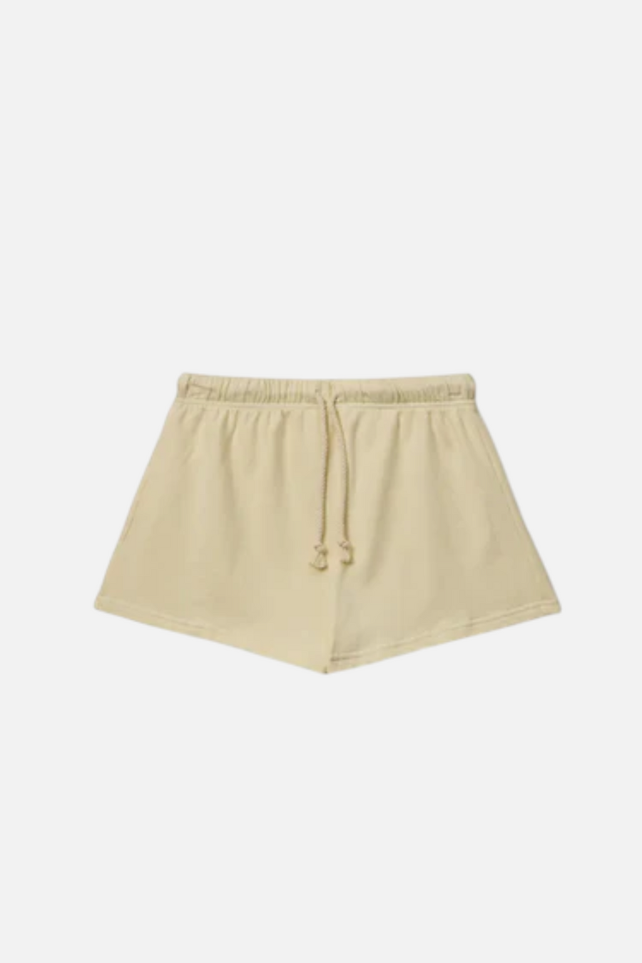 Perfect White Tee Layla Shorts in Custard