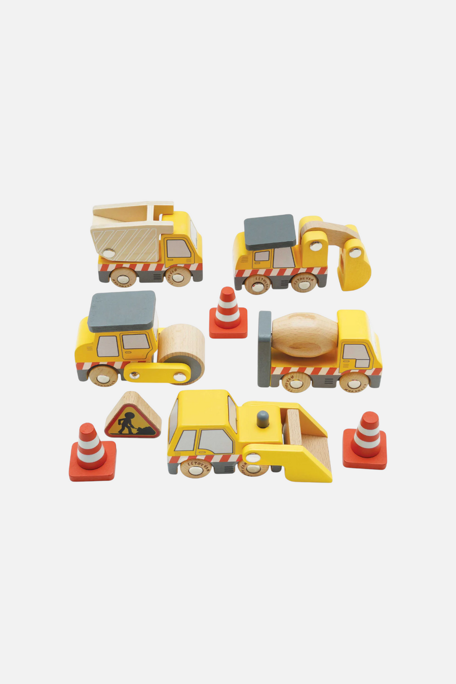 Le Toy Van Construction Toy Vehicle Set – back view