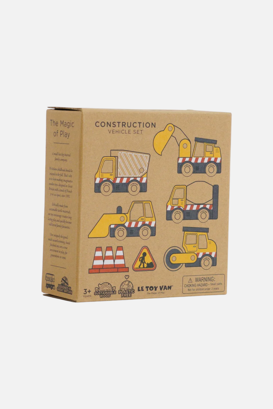 Le Toy Van Construction Toy Vehicle Set – front view