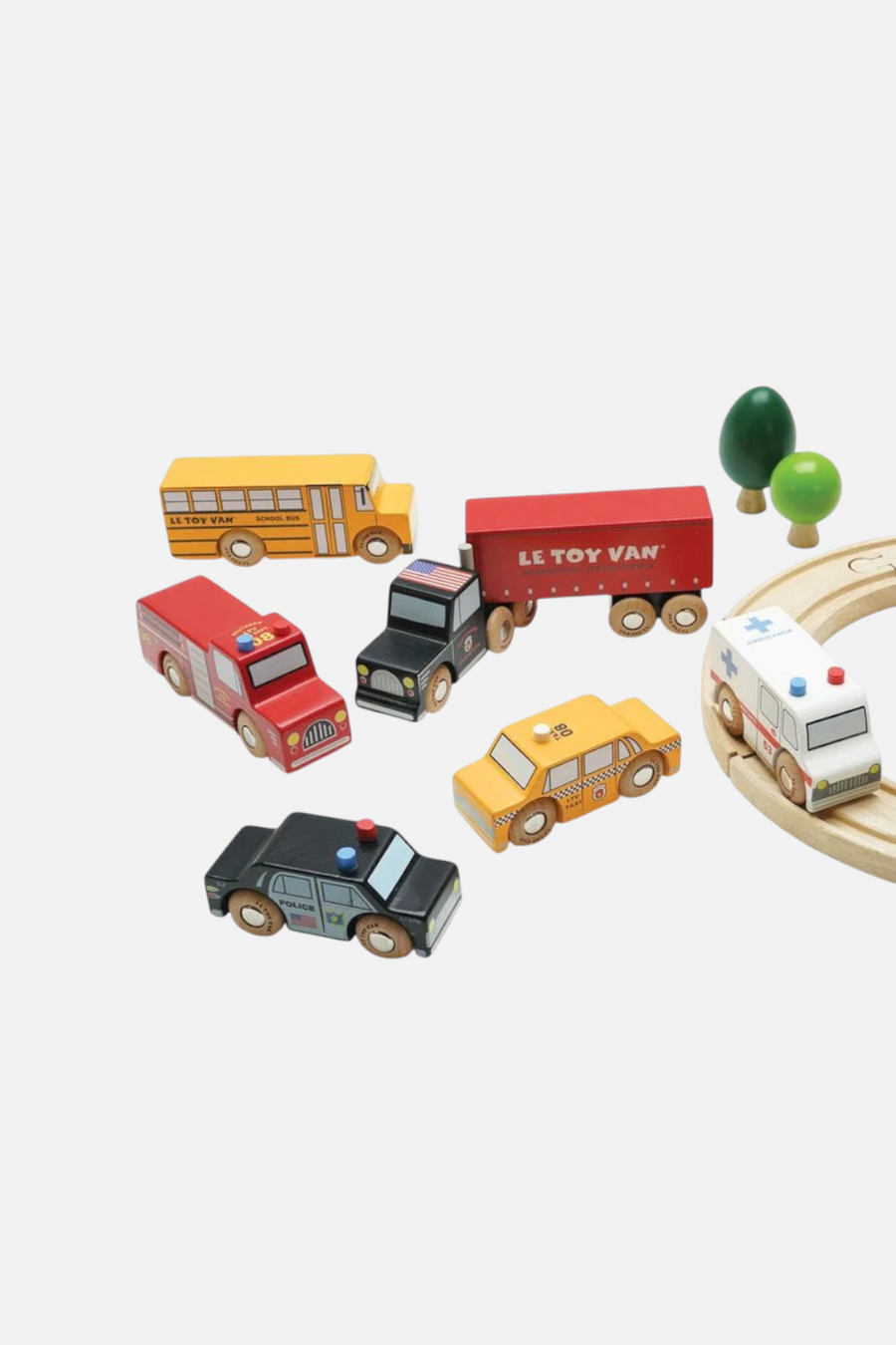 Le Toy Van New York Toy Car Set – back view