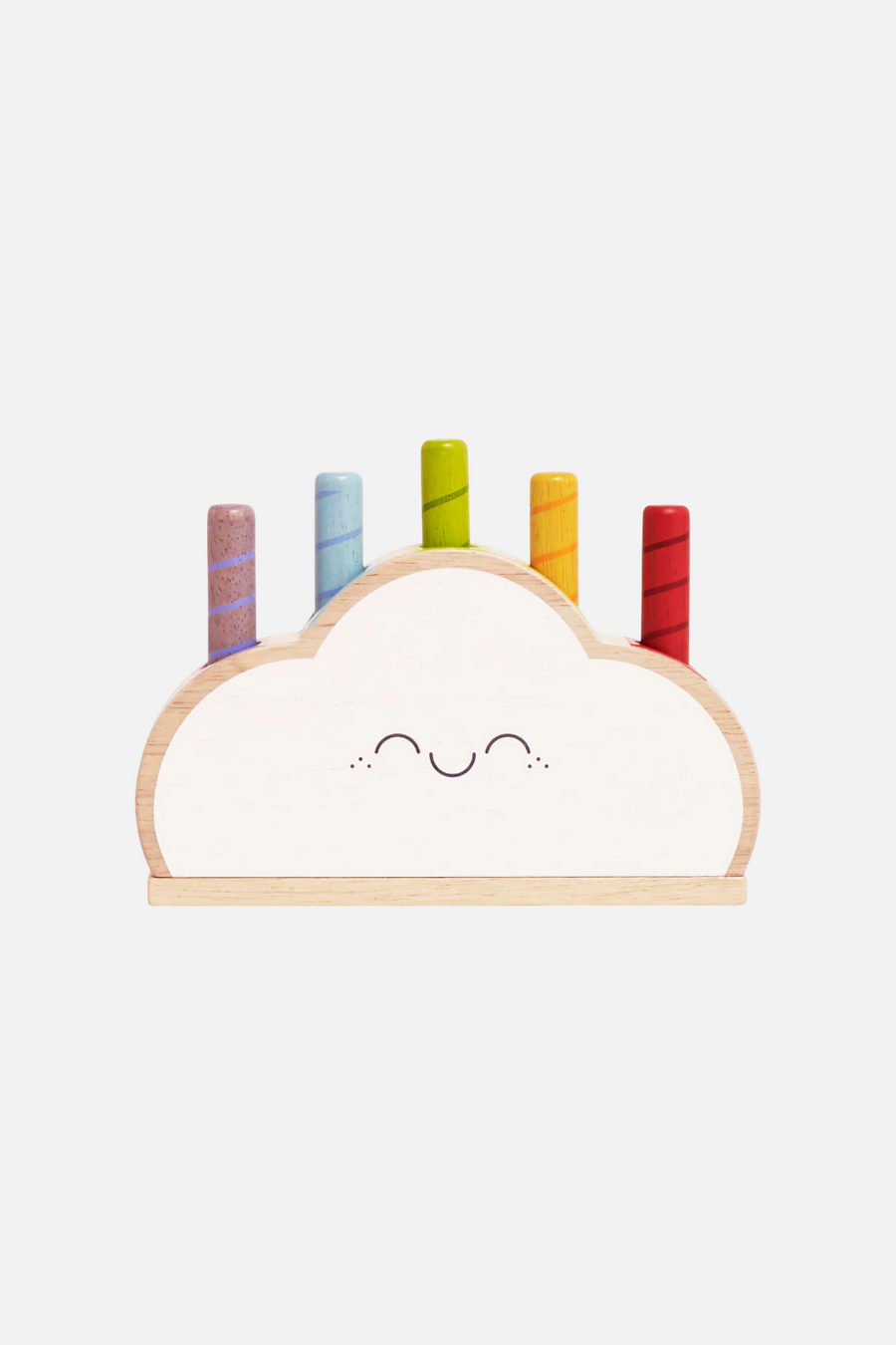 Le Toy Van Rainbow Cloud Pop-Up Toy – front view