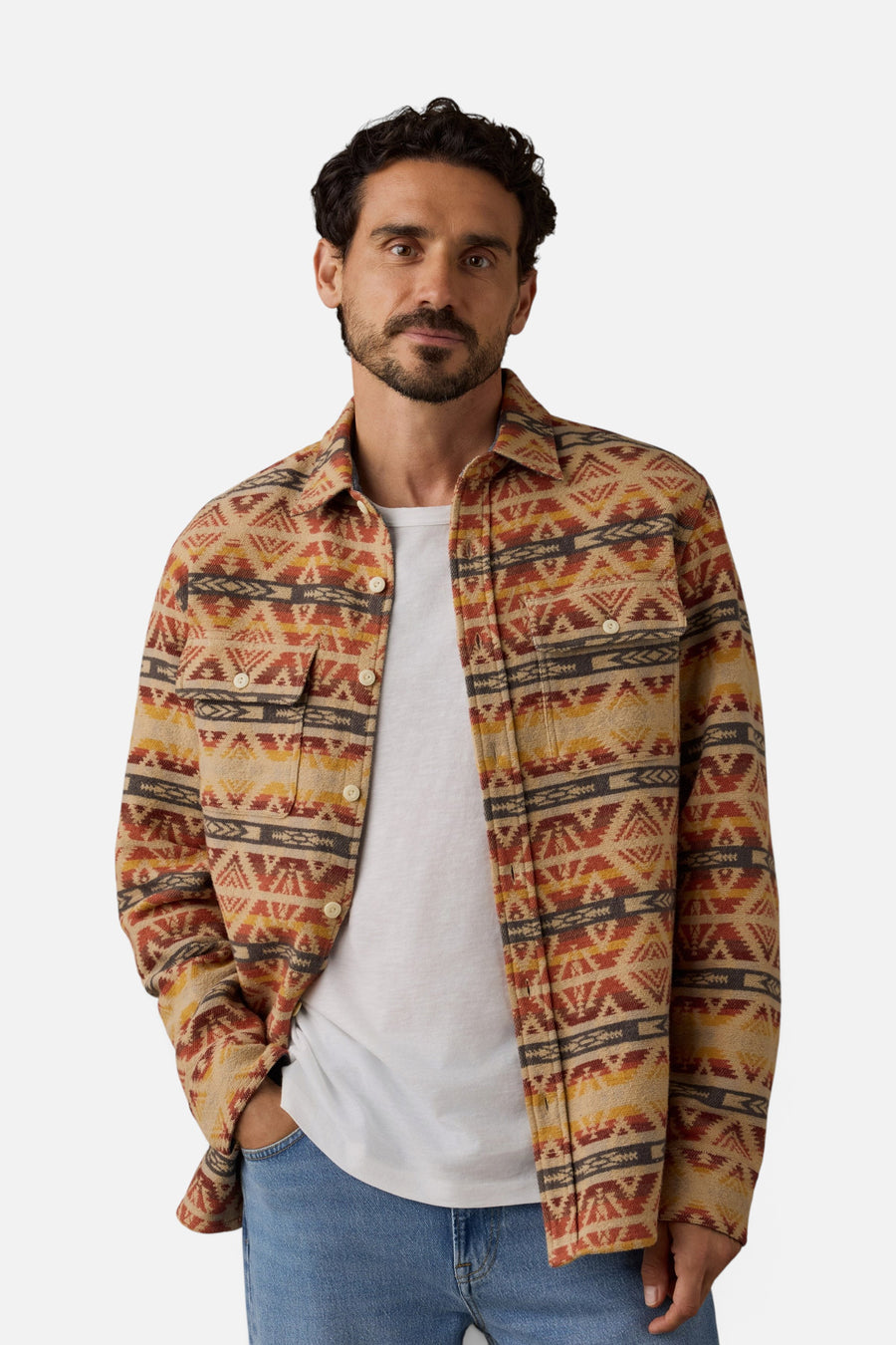 Lehi Canyon Overshirt in Uzumate – front view