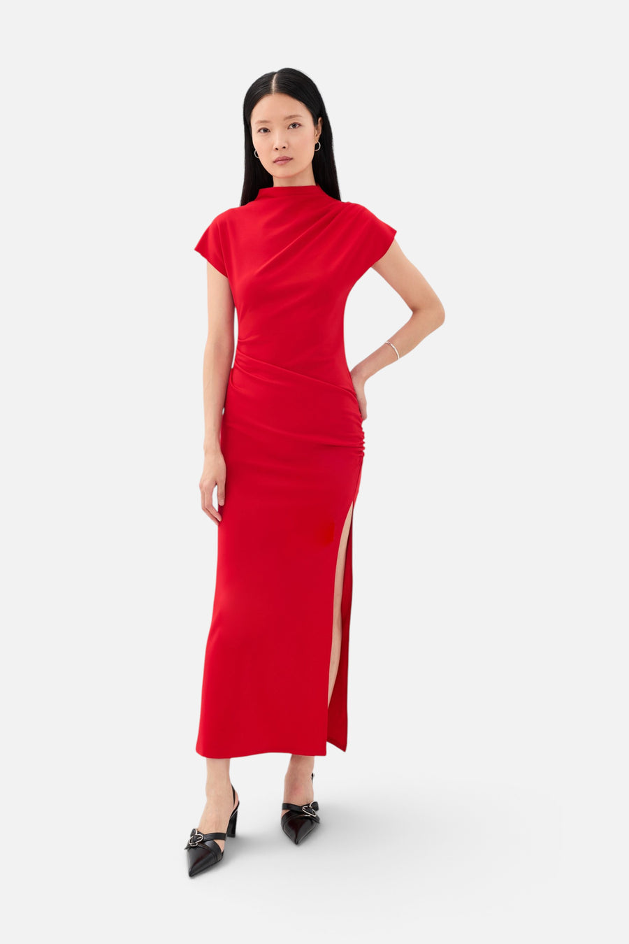 Lennon Maxi Dress in Tomato – alternate