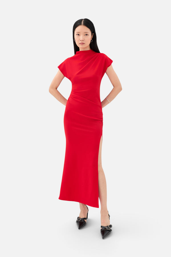 Lennon Maxi Dress in Tomato