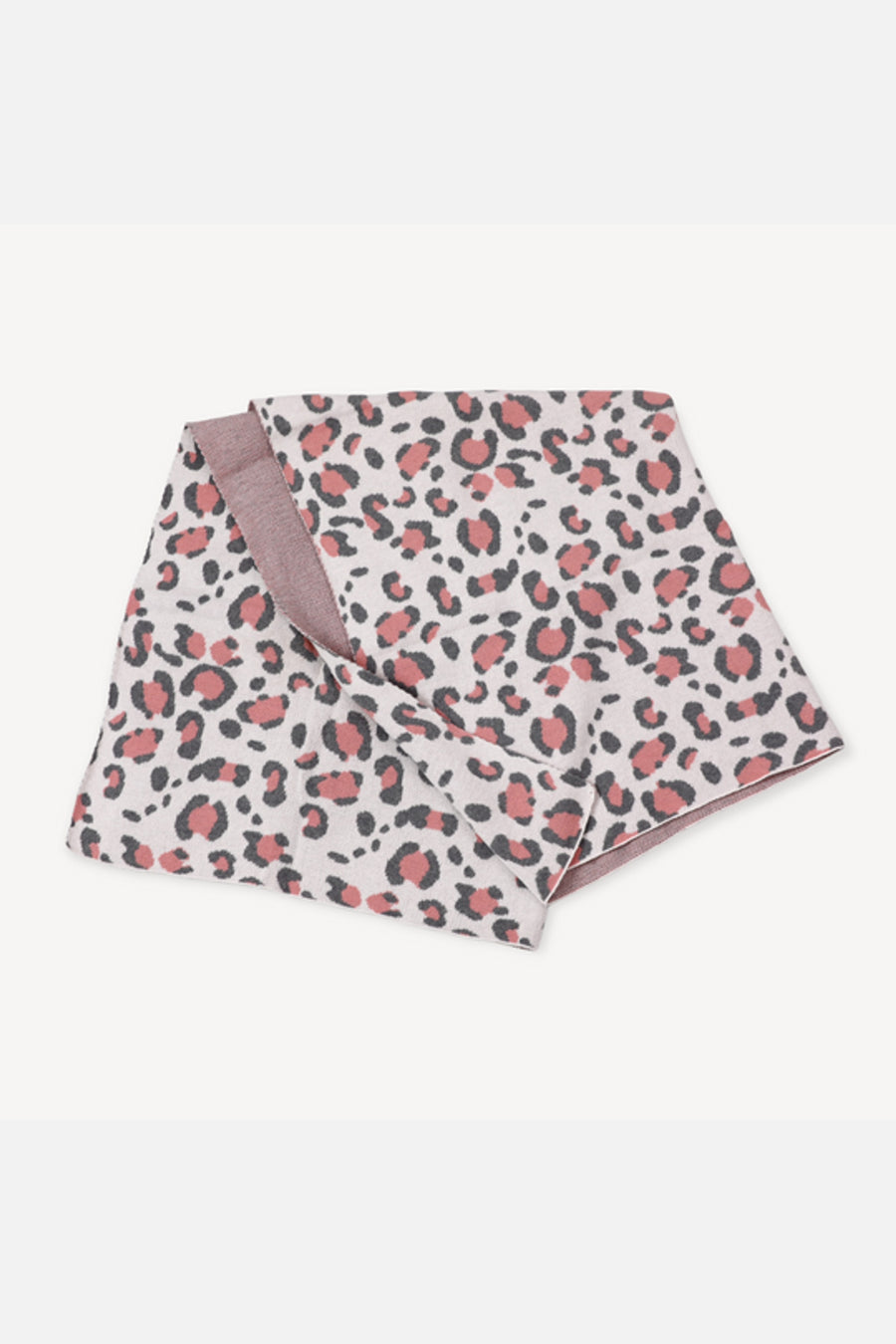 Leopard Animal Jacquard Knit Baby Blanket & Bunny Lovey – alternate