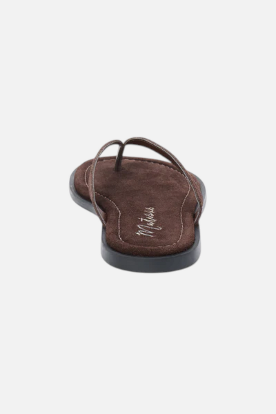 Matisse Leo Flip Flop Sandal in Chocolate Suede