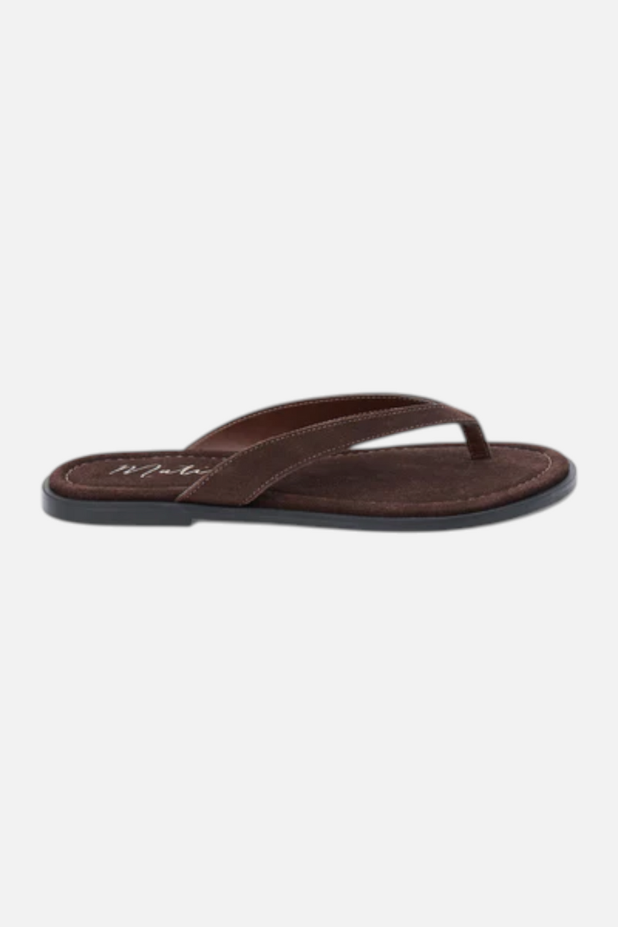 Matisse Leo Flip Flop Sandal in Chocolate Suede