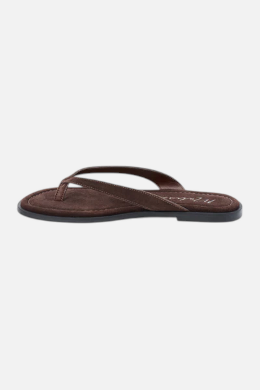 Matisse Leo Flip Flop Sandal in Chocolate Suede