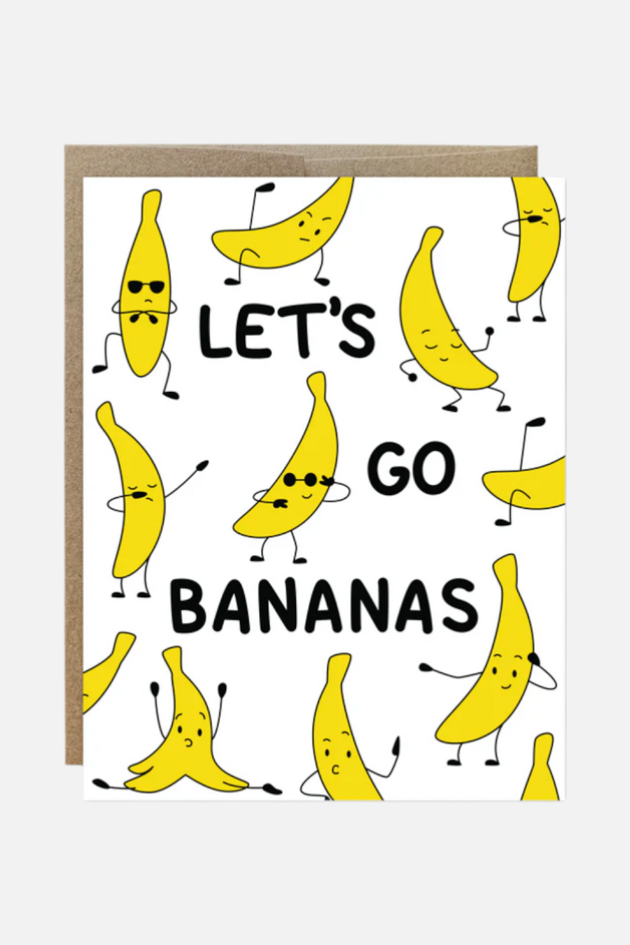 Let's Go Bananas Card – front view