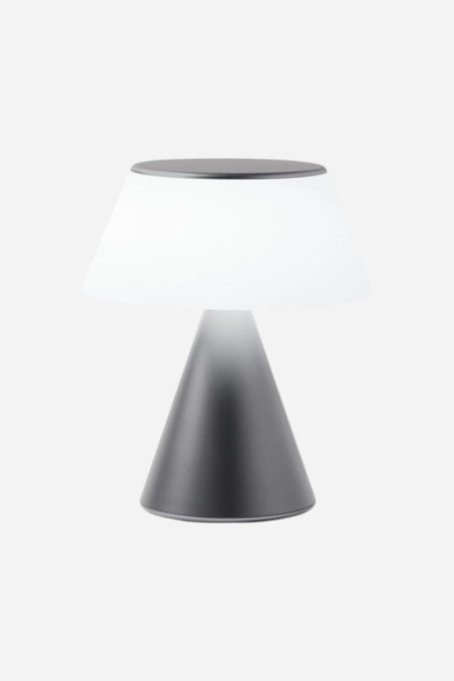 Lexon Luma Large in Metallic Grey – back view