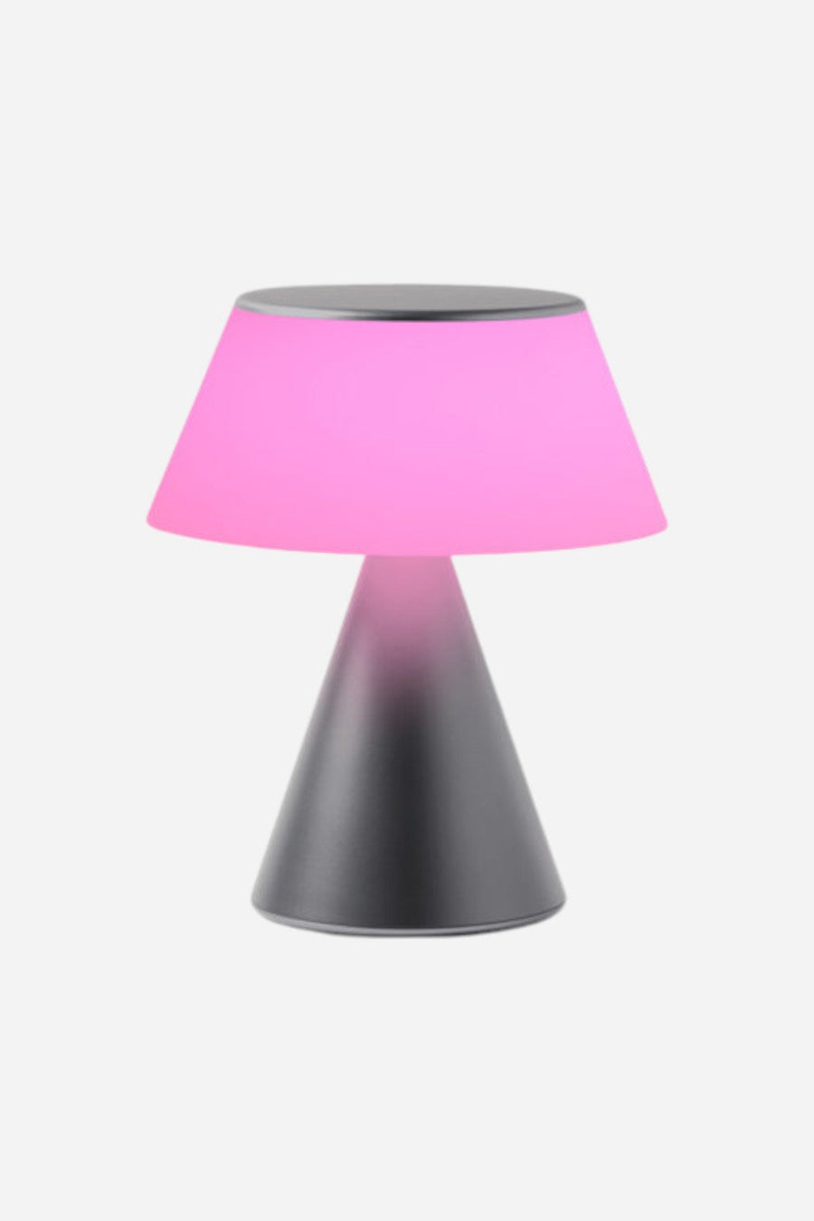 Lexon Luma Large in Metallic Grey – flat lay