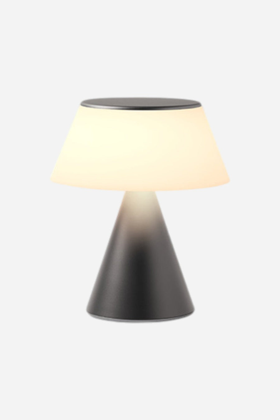 Lexon Luma Large in Metallic Grey – side view