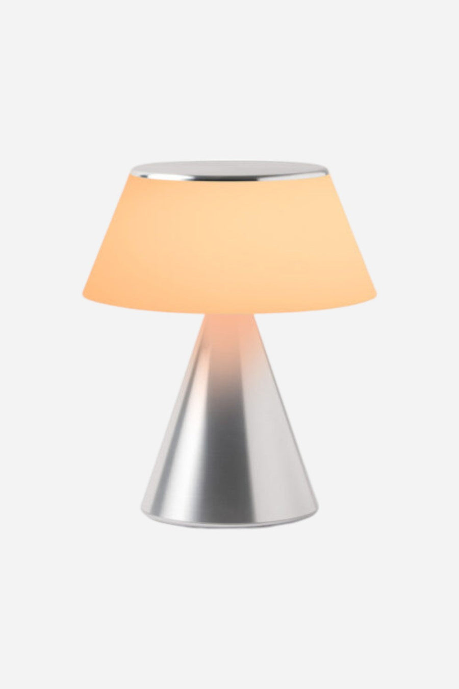 Lexon Luma Large in Polished Aluminum – flat lay